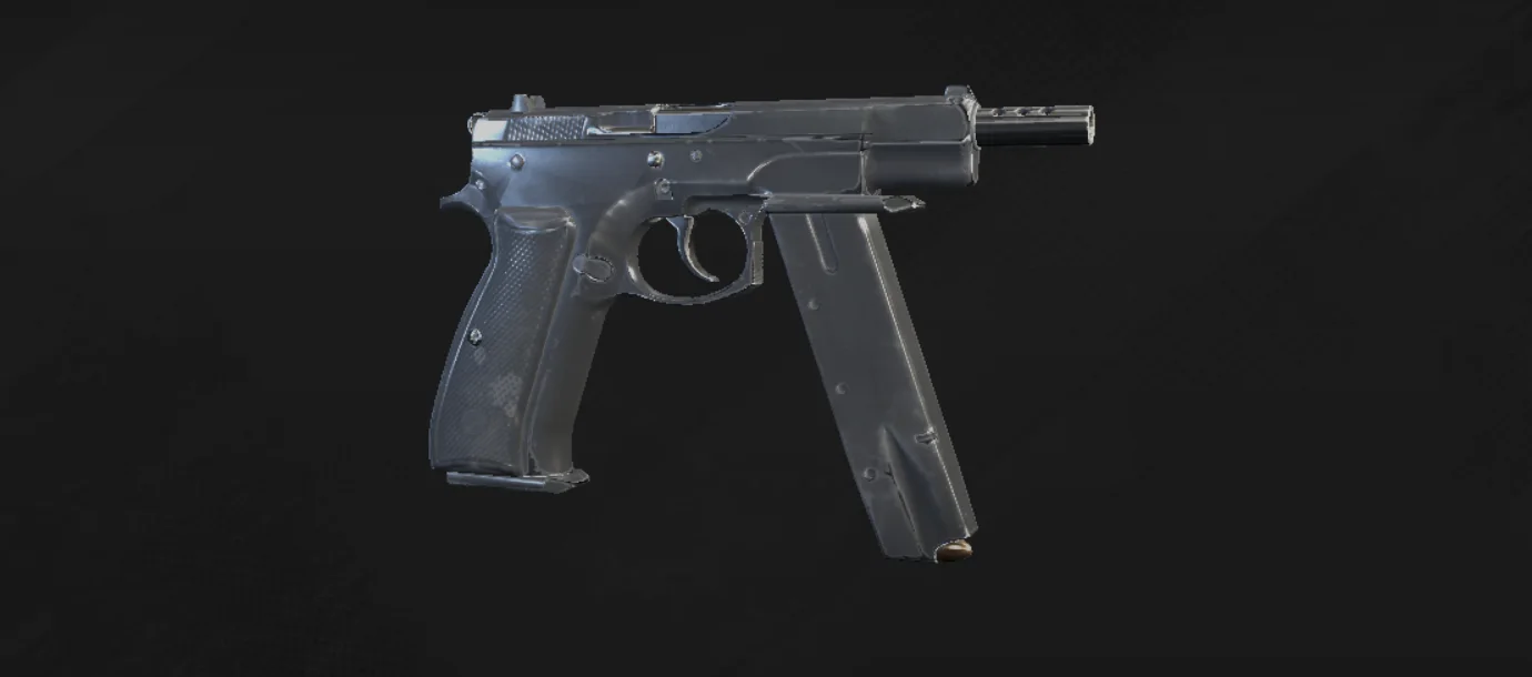 CZ75-Auto default model in the official game’s 3D inspector
