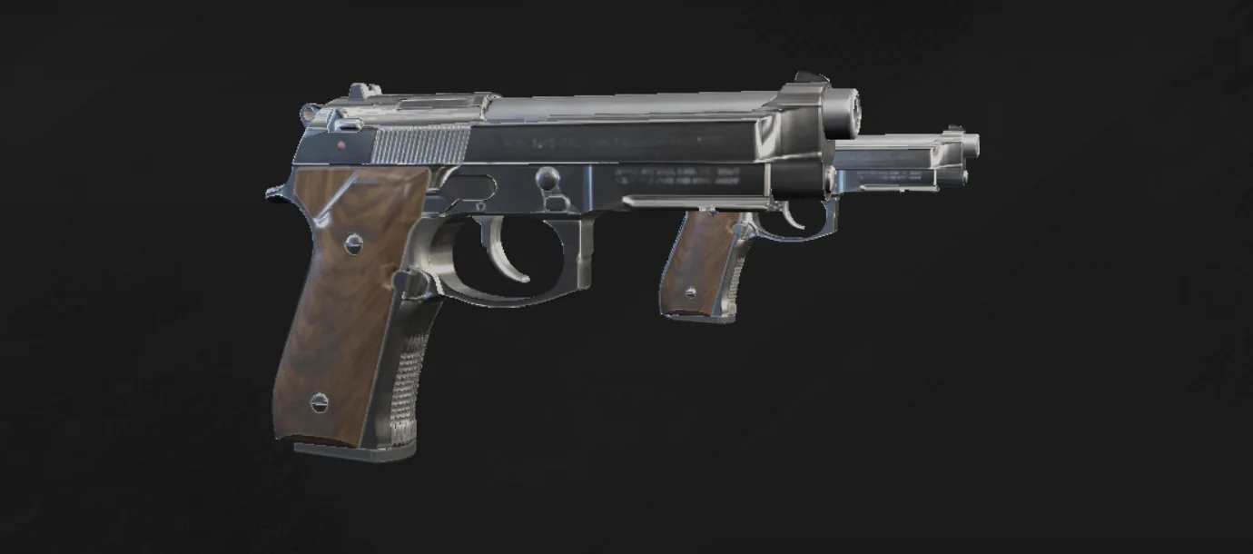 Dual Berettas default model in the official game’s 3D inspector
