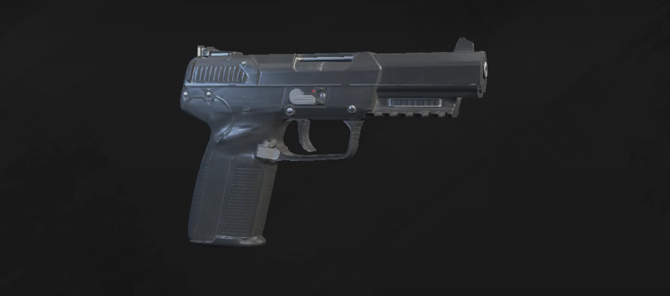 Five-SeveN default model in the official game’s 3D inspector
