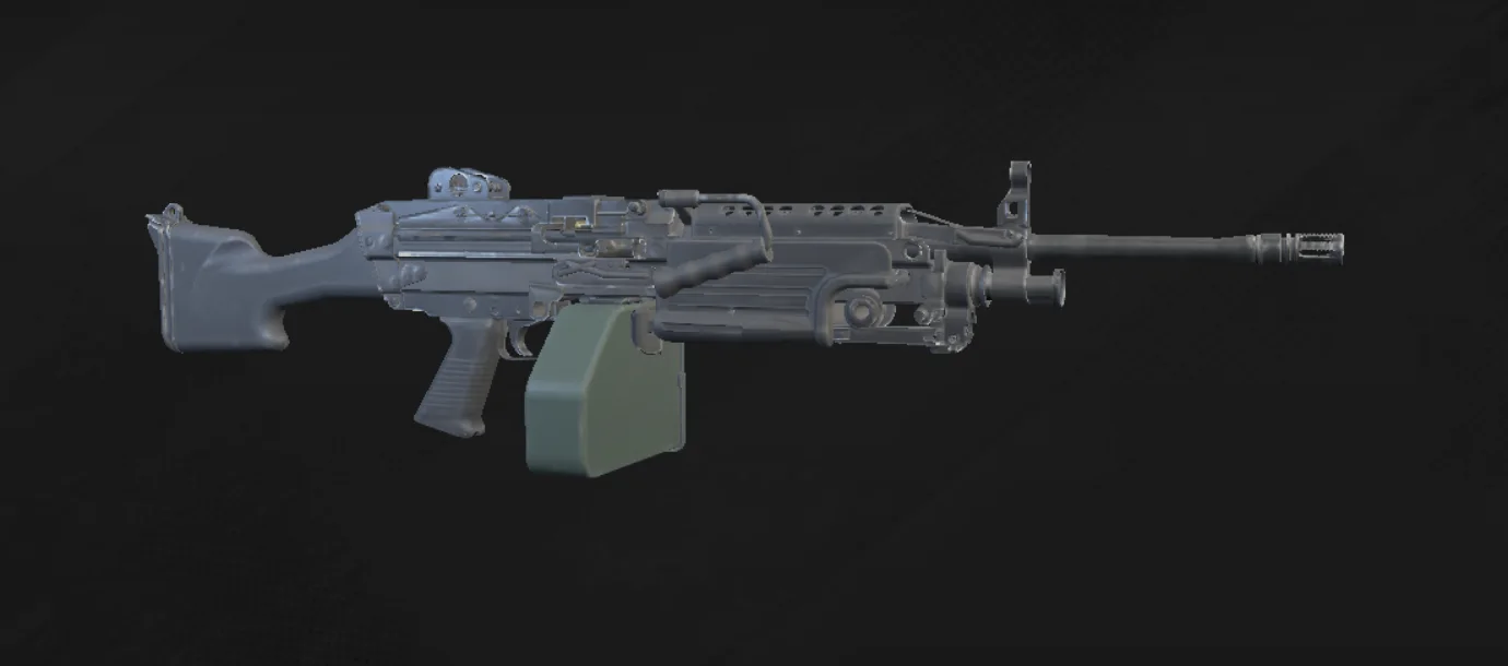 M249 default model in the official game’s 3D inspector