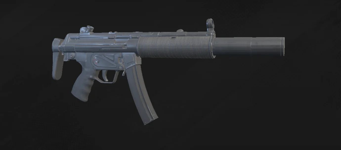 MP5-SD default model in the official game’s 3D inspector