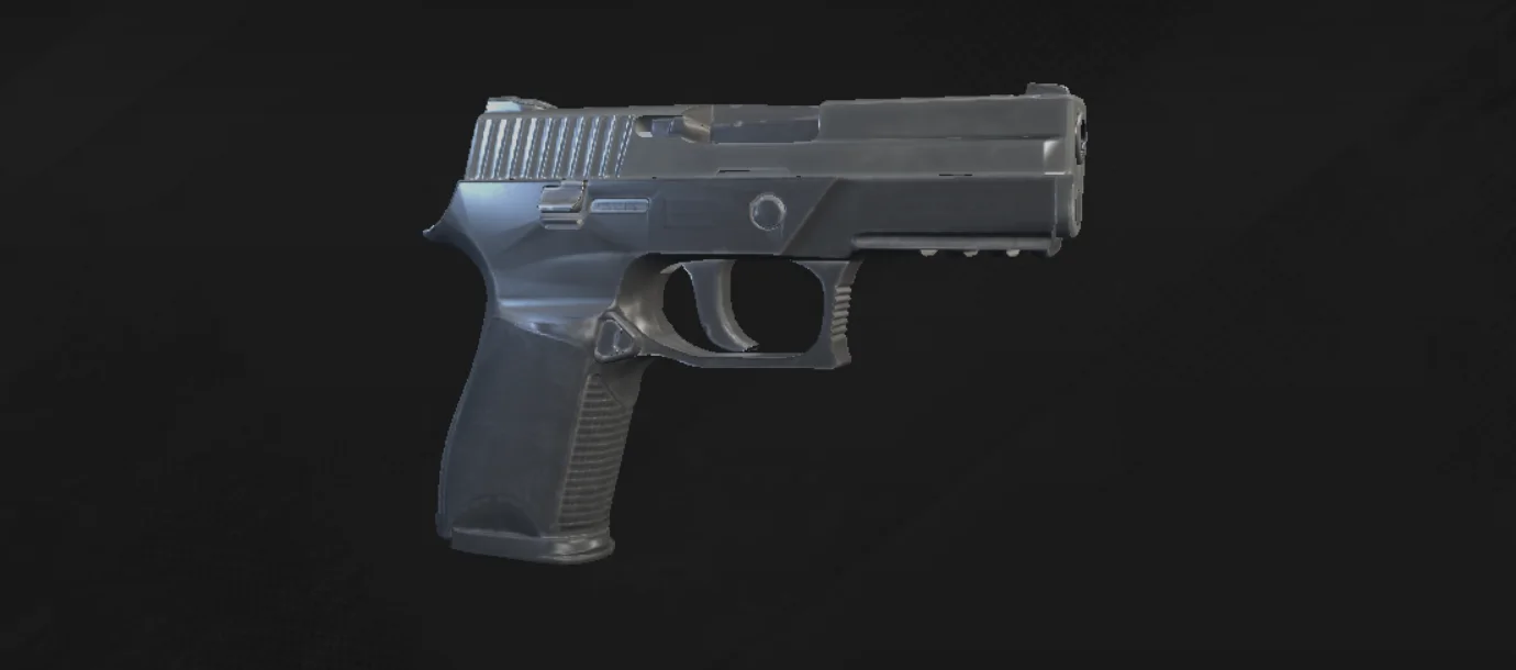 P250 default model in the official game’s 3D inspector