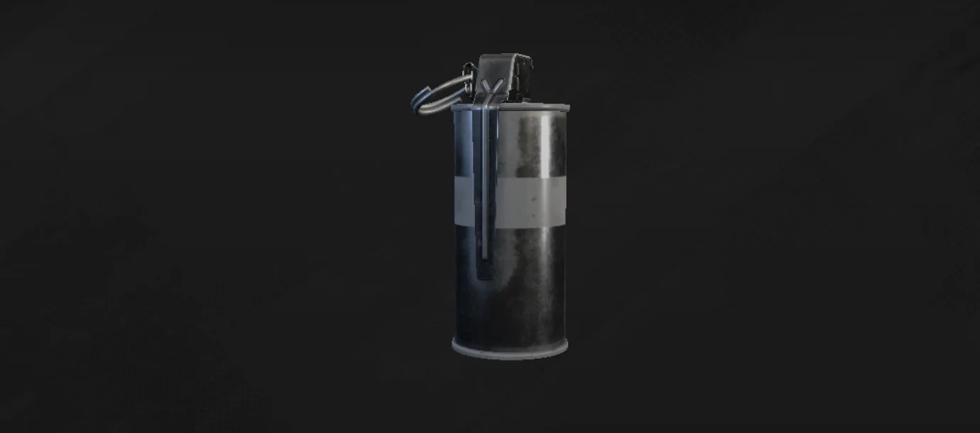 Smoke Grenade, actual model in the Clutcher io inspector